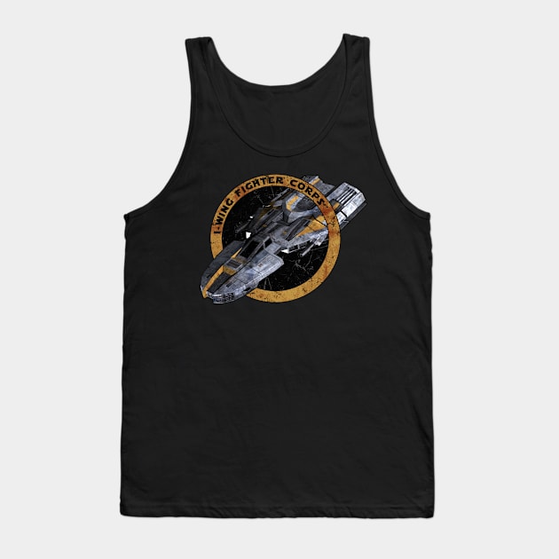 I - WING FIGHTER CORPS YELLOW Tank Top by mamahkian